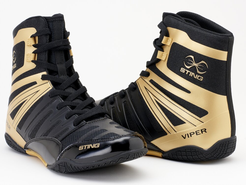 Sting Viper Boxing Shoes Gold