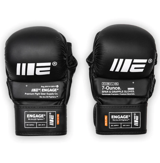 Engage W.I.P Series MMA Grapple Gloves - Black