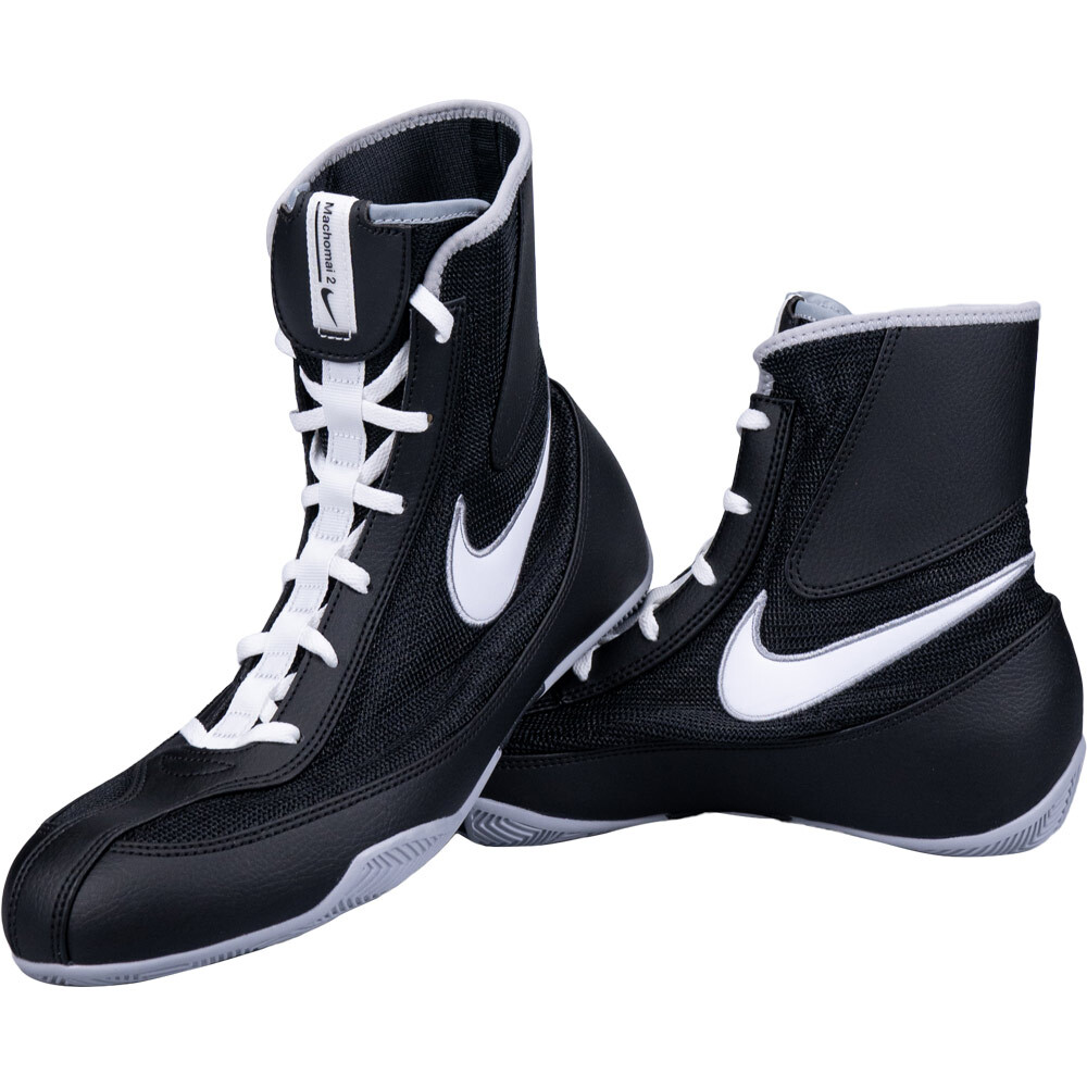 Nike Machomai Mid Boxing Boots Black White
