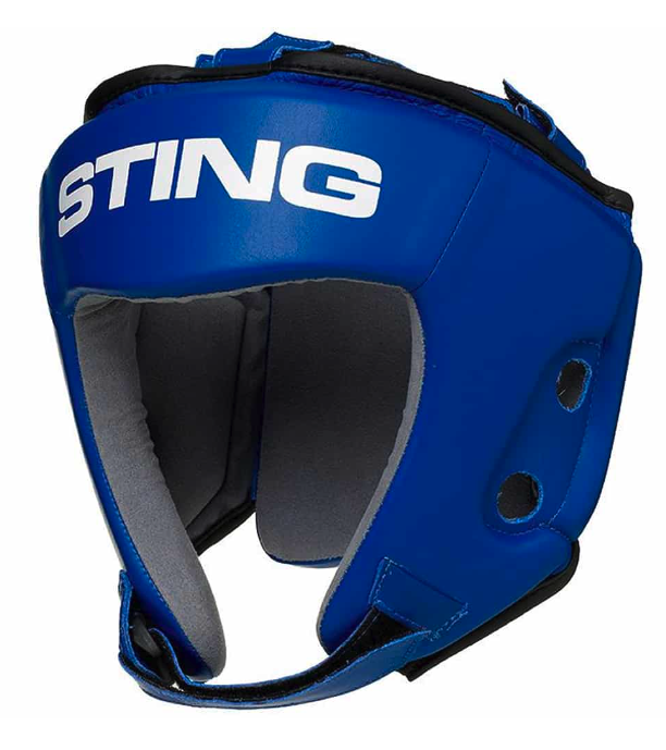 Sting Competition Leather Head Guard IBA Approved