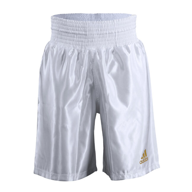 Adidas Multi Boxing Shorts Satin White Gold