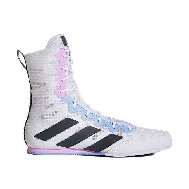 Adidas Box Hog 4 Boxing Shoes White Grey Lilac