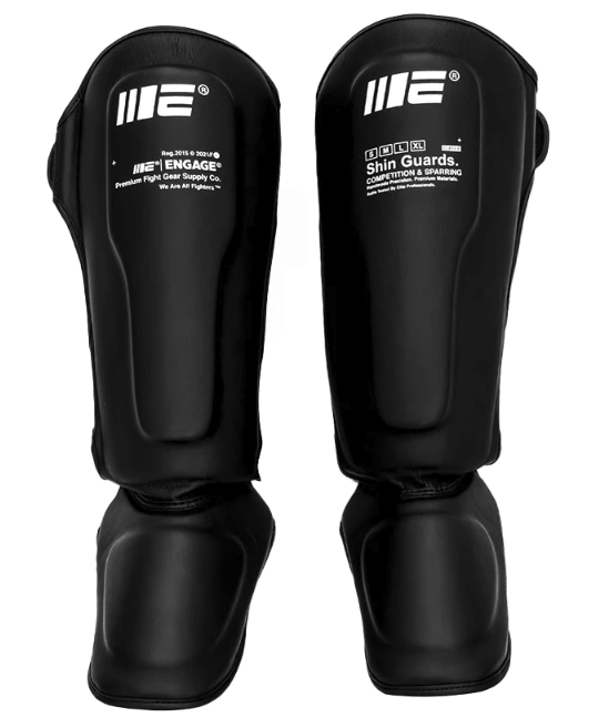 Engage W.I.P Series Shin Guards - Black