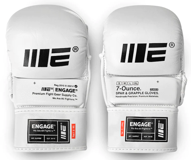 Engage W.I.P Series MMA Grapple Gloves - White