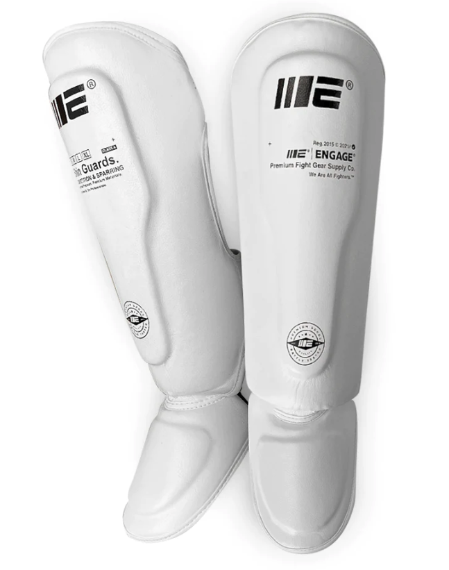 Engage W.I.P Series Shin Guards - White