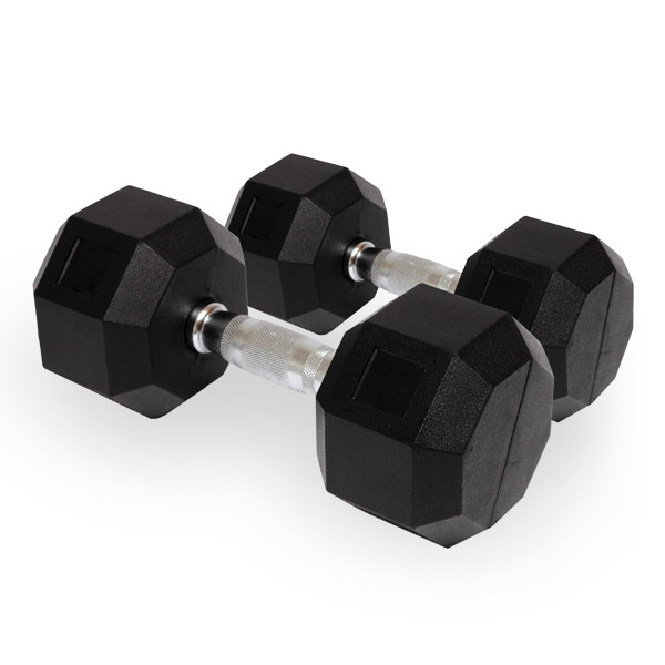 Rubber Hex Dumbbells **Available IN-STORE ONLY**